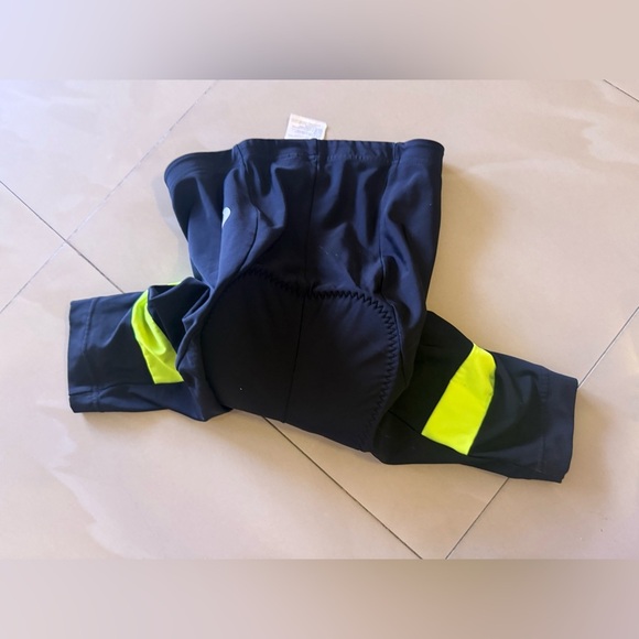 BALEAF Black & Neon CYCLING Padded BICYCLE SHORTS - Picture 6 of 15